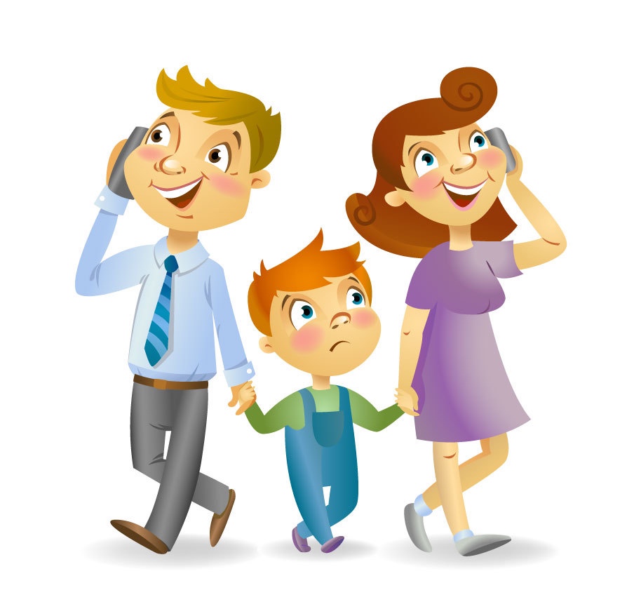 Image result for families talking clipart