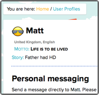 Personal messaging